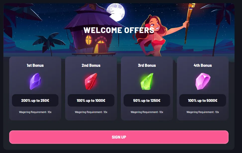 Bonus at Seven Casino